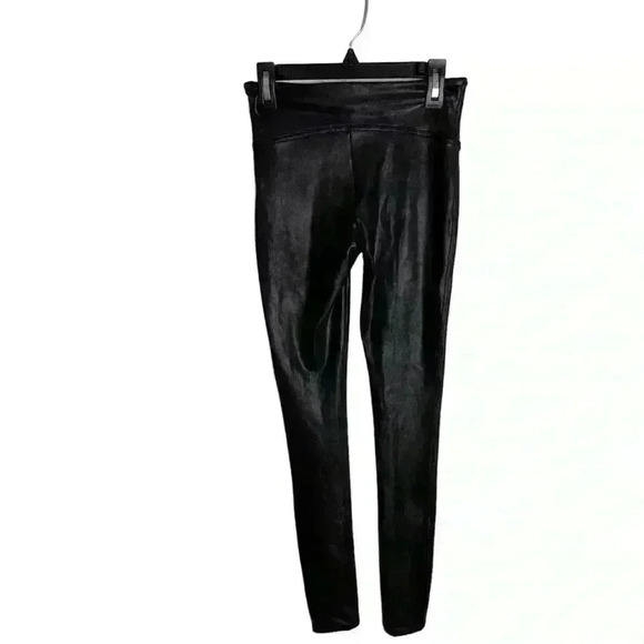 SPANX Faux Leather Leggings Black Size XS - Picture 7 of 10